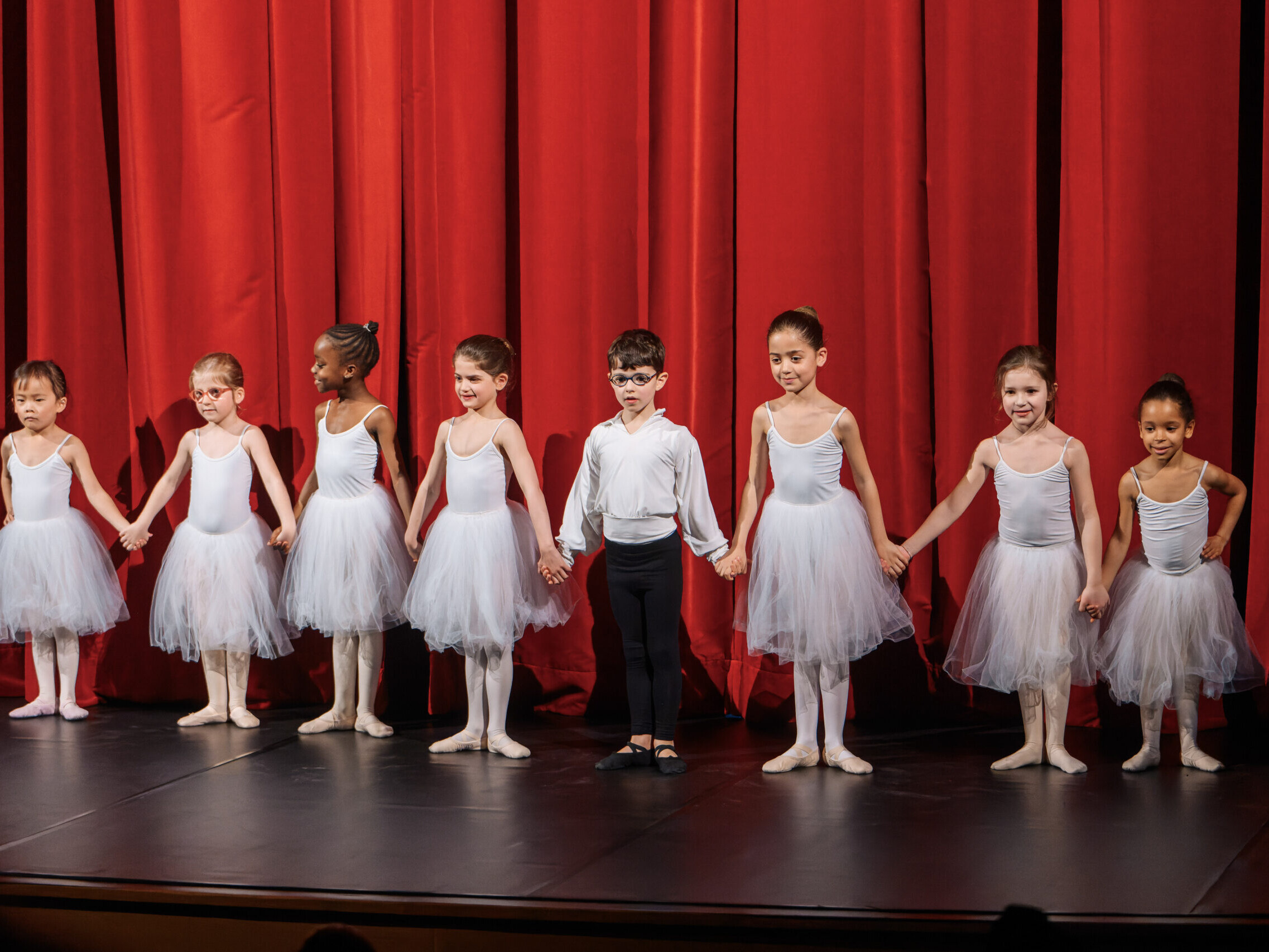 Jeunes élèves de danse