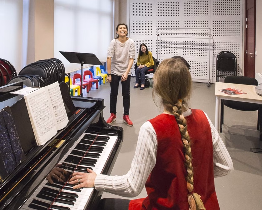 Cours de chant avec Florence SCHIFFER au conservatoire de Meudon